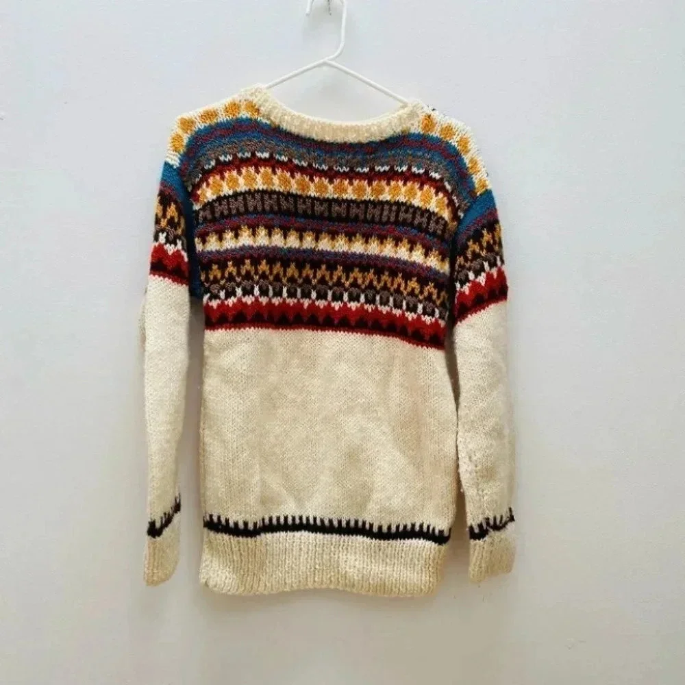 Vintage - Fair Isle Wool Blend Sweater - Picture 7 of 7